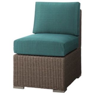 Outdoor Patio Furniture Threshold Turquoise (Blue) Wicker Sectional Armless