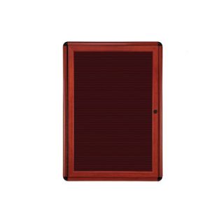 Ghent 34 x 24 1 Door Ovation Letterboard GEX1057 Frame Finish Cherry, Colo