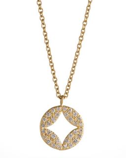 Pave Diamond Aladdin Pendant Necklace   Jamie Wolf