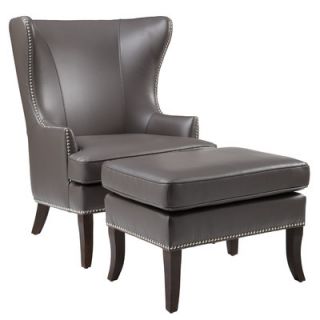 Sunpan Modern Royalton Chair and Ottoman SNPN1540