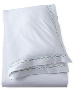 Full/Queen Embroidered Percale Duvet Cover   Matouk