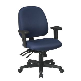 Office Star Ergonomic Mid Back Office Chair with Arms 43808