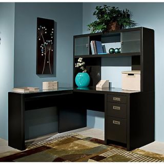 kathy ireland by Bush NEW YORK SKYLINE Small Space L Shape Desk Office Suite 