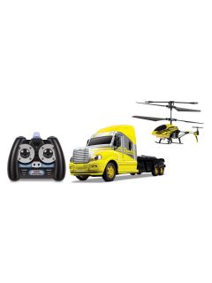 Mega Hauler 3.5CH Remote Control Helicopter & Truck Combo Pack by World Tech Toys