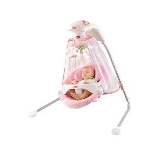 Fisher Price Papasan Cradle Swing, Butterfly Garden  Stationary Baby Swings  Baby