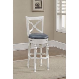 American Heritage Livingston 30 Bar Stool with Cushion 1112 Finish Antique 