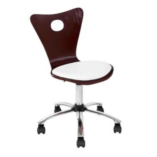 LumiSource Valencia Mid Back Office Chair OFC TM VLNC WNG
