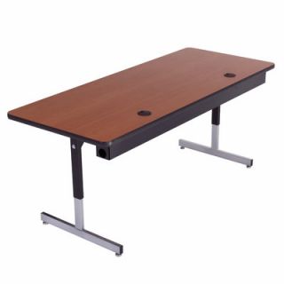 AmTab Manufacturing Corporation Rectangular Folding Table AMTB1049 Size 29 