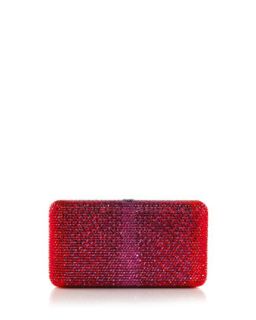 Airstream Large Ombre Minaudiere, Ruby Hue Multi   Judith Leiber Couture