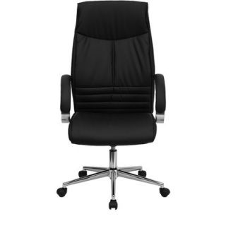FlashFurniture High Back Leather Executive Chair with Slim Design BT9996BK / 