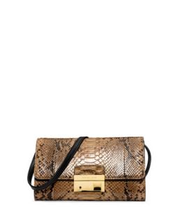 Gia Clutch with Lock   Michael Kors