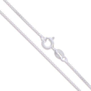 Sterling Silver Box Chain 1.2mm Genuine Solid 925 Italy Classic New Necklace 30" Jewelry