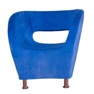 Home Loft Concept Hester Microfiber Modern Chair NFN1284 Color Orange
