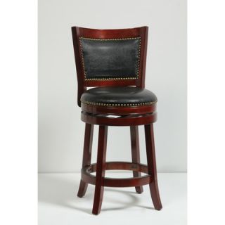 Boraam Bristol 24 Swivel Bar Stool BAA1699 Finish Cherry