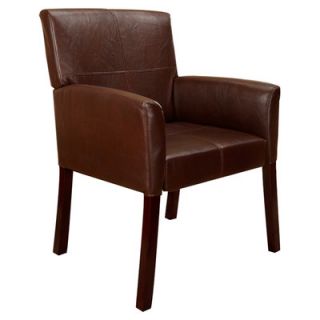 InRoom Designs Accent Leather Arm Chair AC7228