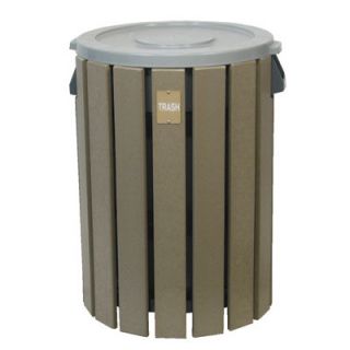 Eagle One 32 Gal. Trash Receptacle T172 Color Driftwood