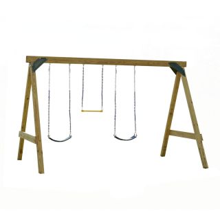 Swing N Slide Scout DIY Kit Residential Wood Playset with Swings