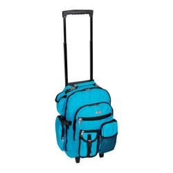 Everest Deluxe Wheeled Backpack Turquoise