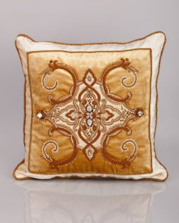 Arabesque Pillow, 18Sq.   Jay Strongwater
