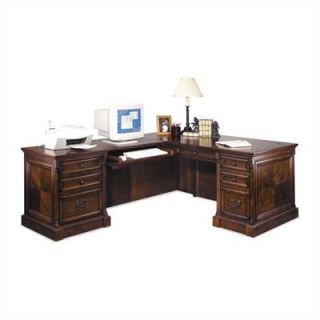 kathy ireland Home by Martin Furniture Mt. View Office Executive L Shaped Com