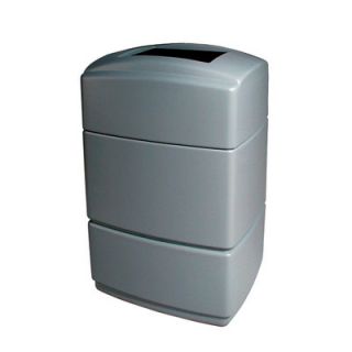 Commercial Zone PolyTec 40 Gallon Rectangular 770726 / 770735 Color Shell Gray