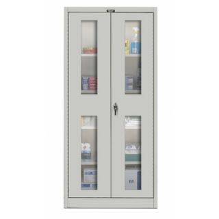 Hallowell 800 Series 36 Stationary Storage Cabinet 815S18SVA Color Platinum
