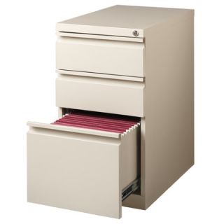 CommClad 3 Drawer Mobile Pedestal 19302 / 19303 / 19304 Finish Putty