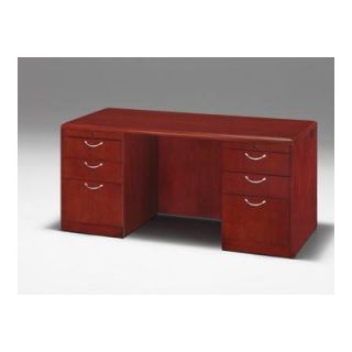 DMi Summit Cope Flat Packed Executive Desk with 6 Drawers 7009 30FP