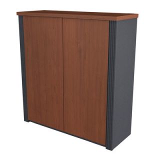 Bestar Prestige + 36 Cabinet for Lateral File 99516 Finish Bordeaux and Gra