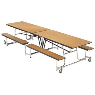AmTab Manufacturing Corporation Mobile Bench Table MBT Size 29 H x 97 W x 