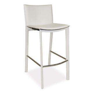 Moes Home Collection Panca Bar Stool  EH 1004 Finish White