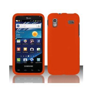 Orange Hard Cover Case for Samsung Captivate Glide SGH I927 Cell Phones & Accessories