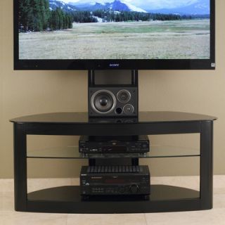 Transdeco 35   65 Flat Panel TV Stand TD600B/TD600ES Finish Black