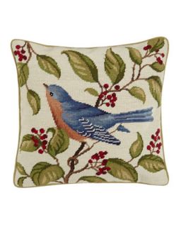 Bluebird Pillow, 16Sq.   C & F Enterprises