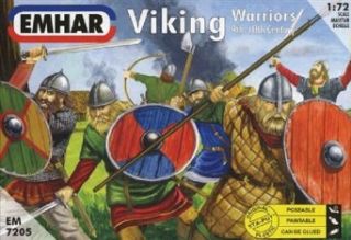 Emhar Models Viking Warriors 9th 10th Century Model Building Kit, 1/72 Scale Toys & Games