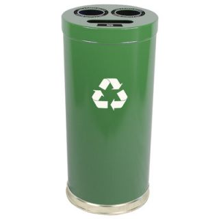 Witt 15 W Recycling Unit with Three openings 15RT Color Green