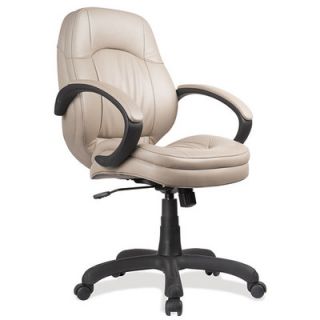 OfficeSource Mid Back Executive  Chair 5021 Seat Color Taupe