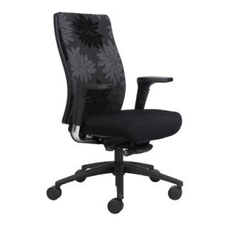 Safco Products Bliss High Back Office Chair 7201BL / 7201BL1 Finish Black Fl