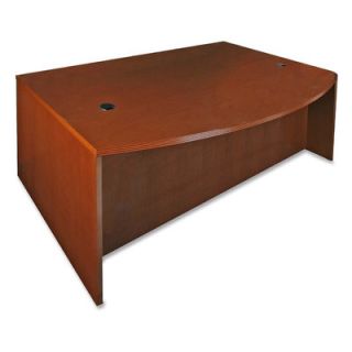 Lorell 88000 Series D Shaped Bowfront Executive Desk LLR88000