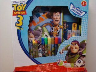 DISNEY TOY STORY 3 DELUXE ART SET (INCLUDES 50 PIECES) Toys & Games