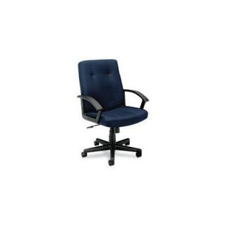 Basyx Mid back Chair with Arms HVL602.VA Color Navy