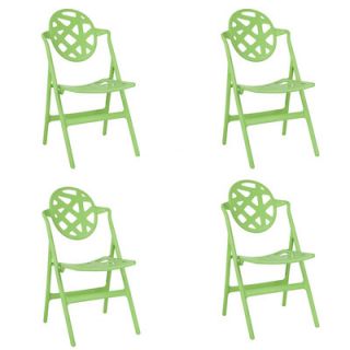 Safavieh Jill Folding Chair FOX3502 SET4 Color Green