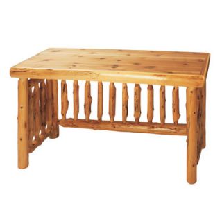 Fireside Lodge Traditional Cedar Log Writing Desk 17111 / 17112 Finish Liqui