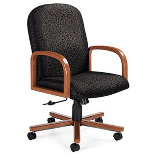 Global Total Office Selectra Mid Back Pneumatic Office Chair 4016 Fabric Carbon