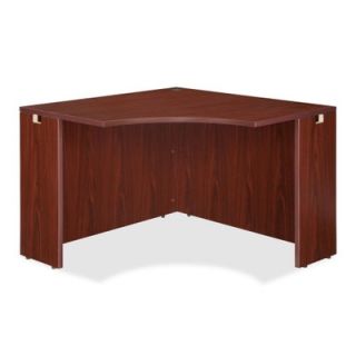 Lorell High Quality Laminate Corner Desk 69918 / 69919 Color Mahogany
