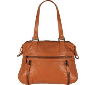 Latico Hazel Gathered Shoulder Bag 7605   Saddle Leather