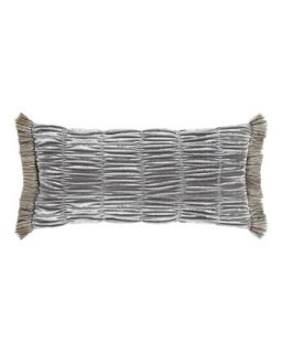 Ruched Velvet Pillow, 12 x 26   Dian Austin Couture Home