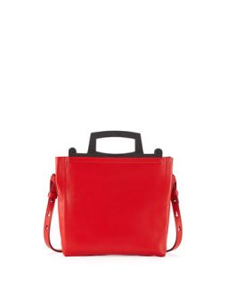 Rave Small Leather Crossbody Bag, Red   Givenchy