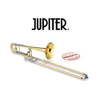 Jupiter XO Series Bb Slide Trombone with F Attachment with Thru Flo Valve 1236L T Musical Instruments