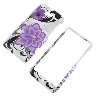 Violet Lily Protector Case for Motorola DROID RAZR M XT907 Cell Phones & Accessories